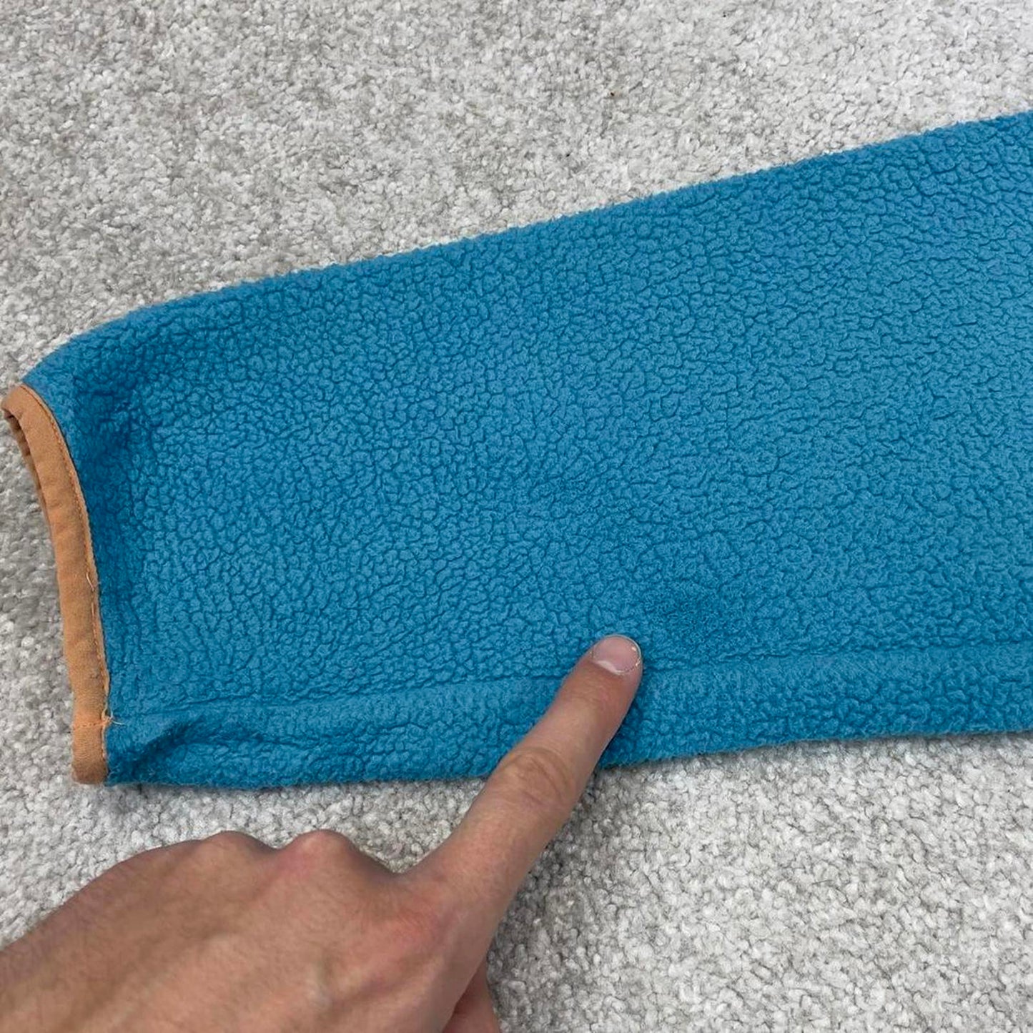 Blue vintage Columbia technical fleece Large y2k pull over style autumn outdoors hiking