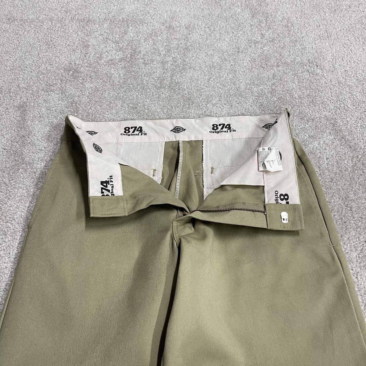 Y2K Dickies 874 work pants khaki original fit straight leg chino skater style trousers