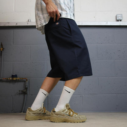 Dickies chino shorts loose leg navy Twill chino loose skater style shorts