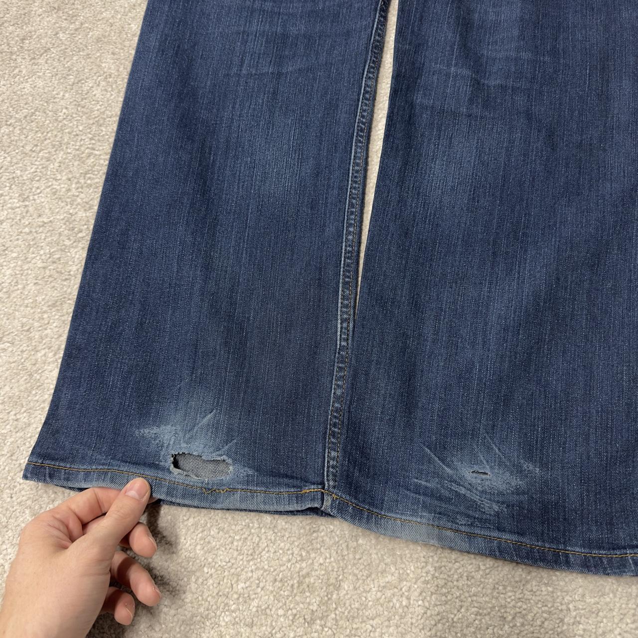 Y2K Carhartt straight leg jeans y2k W40L32 blue Relaxed fit 2000s style workwear jeans