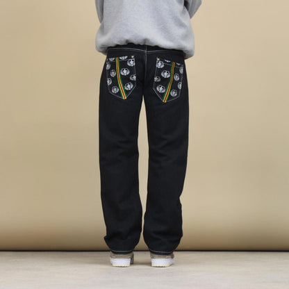 Dark navy Ruthless Art jeans W31L31