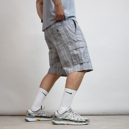 Baggy Checkered Dockers cargo shorts W36