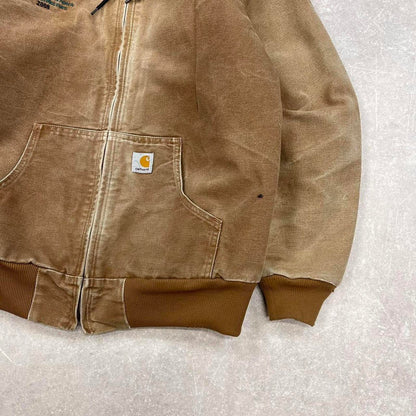 Vintage hooded Carhartt active jacket Large womens canvas cotton