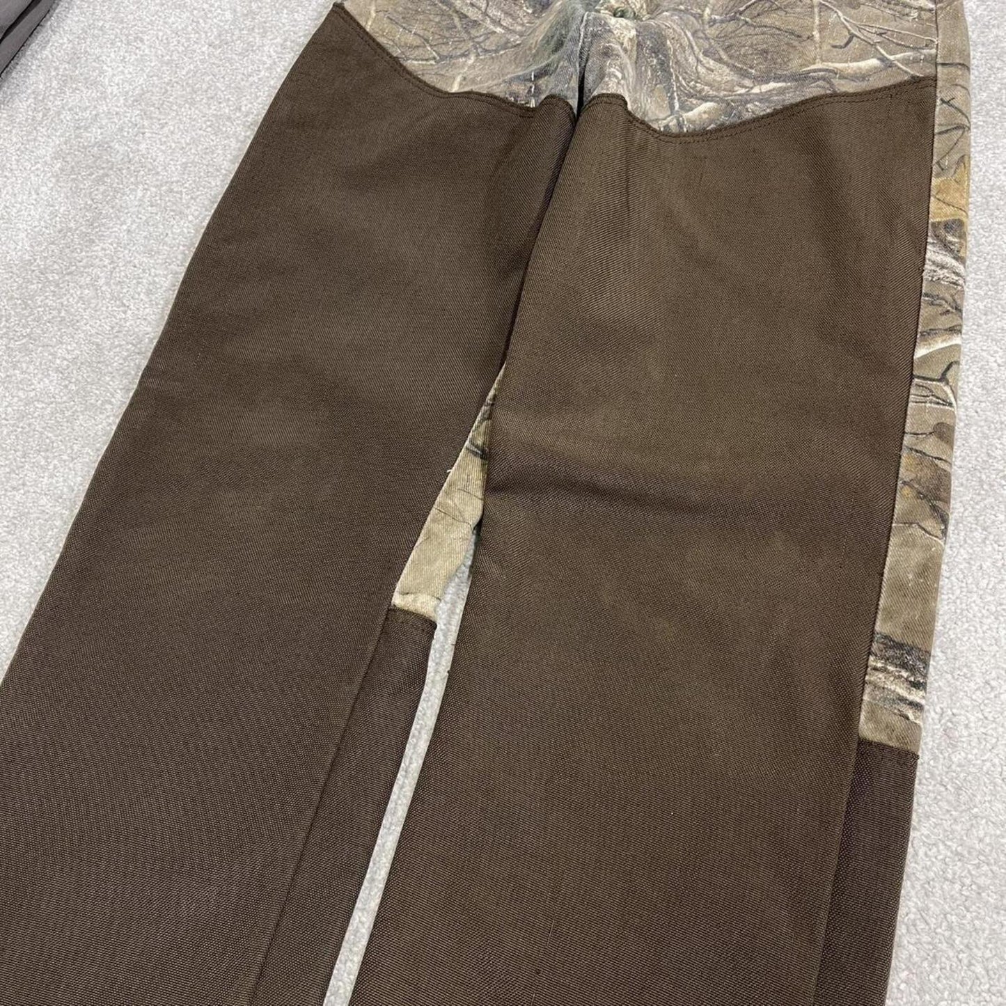 Wrangler camo jeans Realtree Pro Gear khaki Straight double knee denim camouflage pants