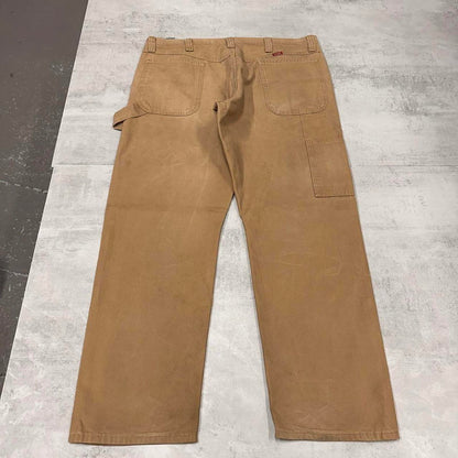 Wrangler carpenter trousers W38L30 tan loose cargo skater trousers