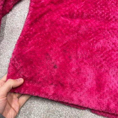 Pink Columbia technical fleece full zip medium girls large y2k style autumn