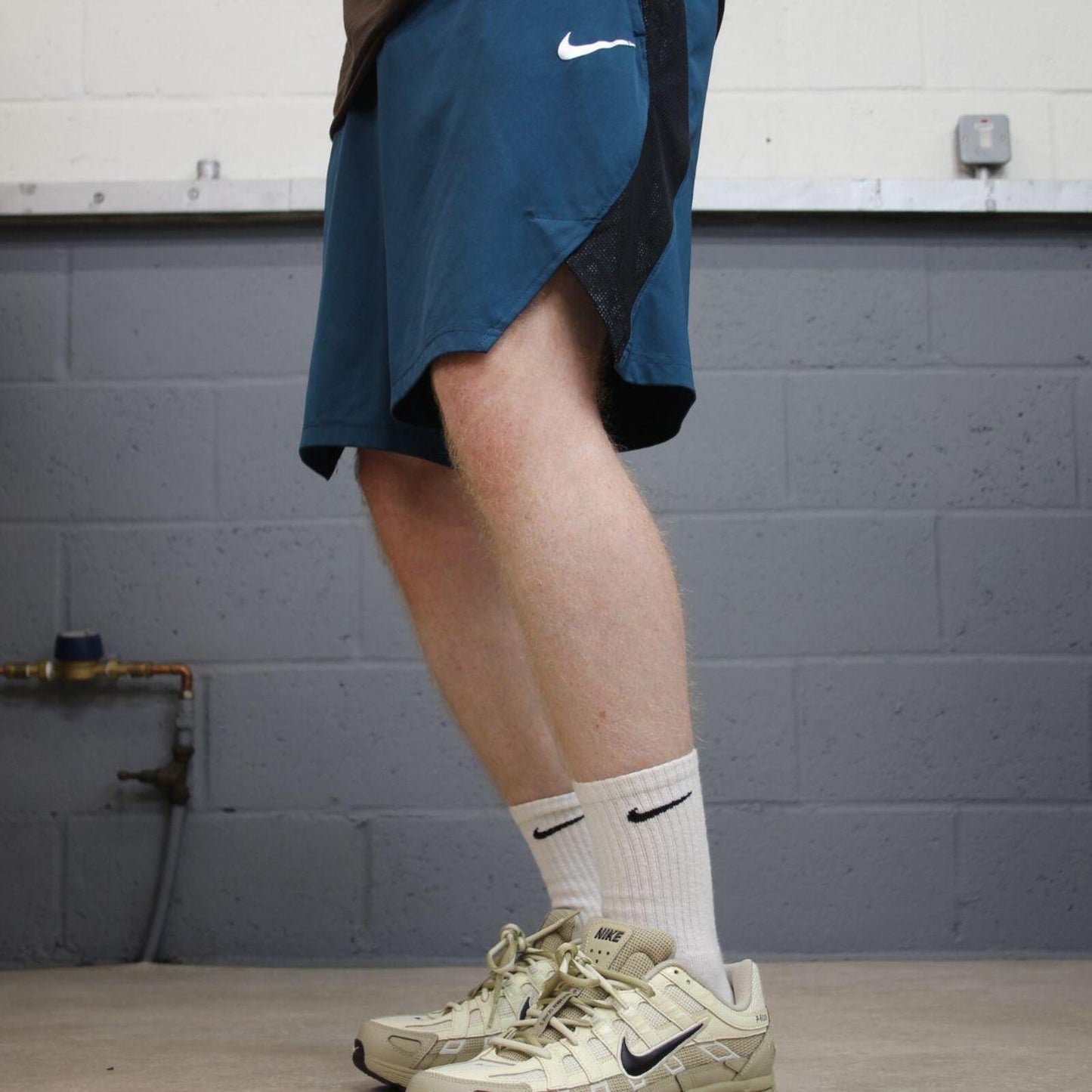 Nike sports shorts y2k loose navy Casual style comfy loose floaty summer gym shorts