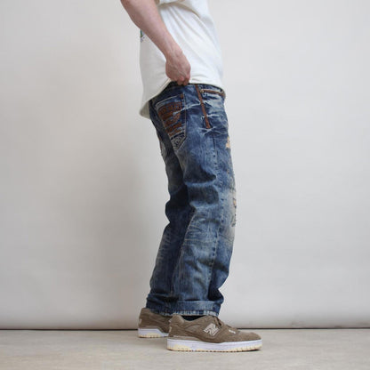 Mens Cipo & Baxx embroidered jeans W36 L29