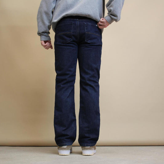 Blue Carhartt jeans size 6 short W30L30 straight fit denim pants fleece lined