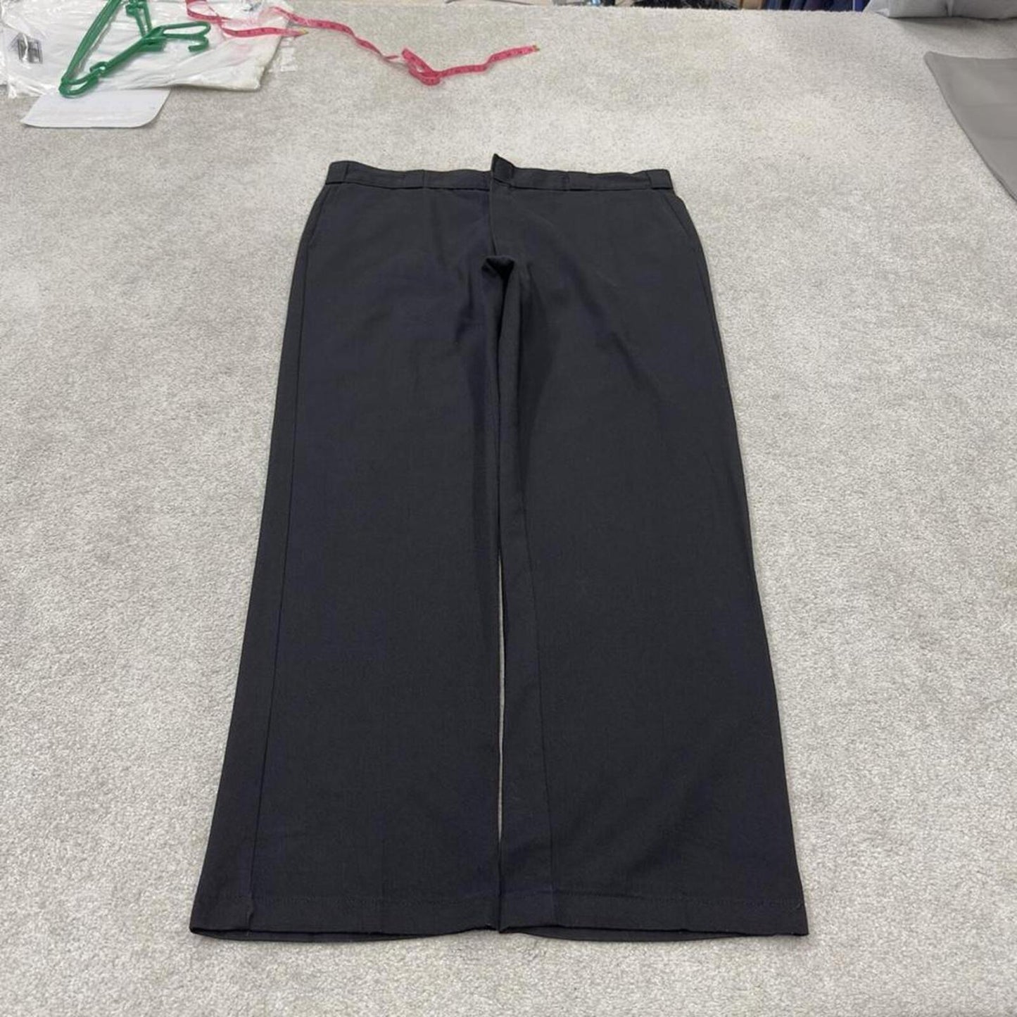 Dickies chino work pants black Loose leg twill chunk style skate trousers
