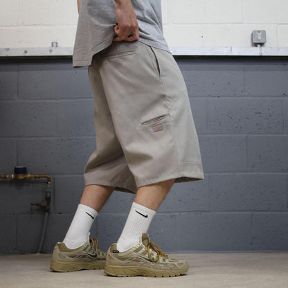 Dickies baggy chino shorts carpenter grey Chino style skater shorts long loose leg festival