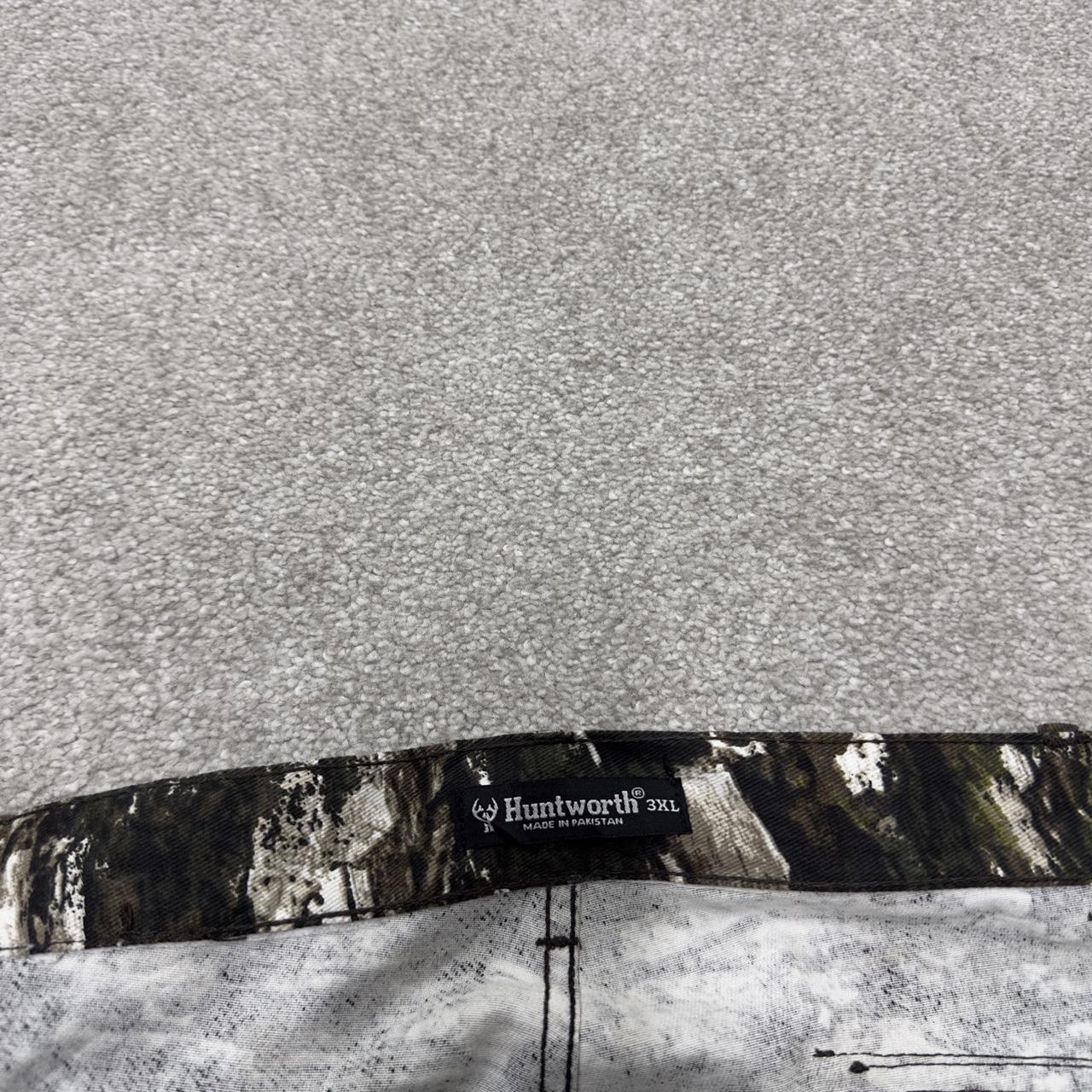 Baggy camo cargo pants huntworth Y2K 3XL green Loose leg camouflage pattern hunting utility trousers