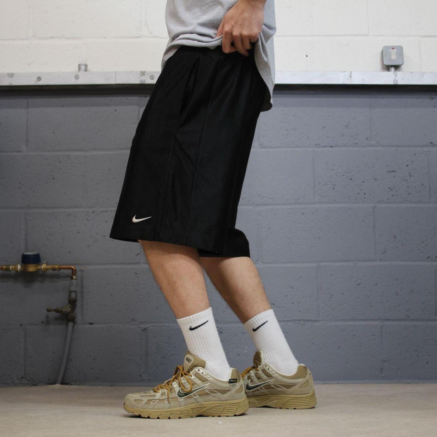 Nike basketball sports shorts y2k black Causal style comfy loose floaty summer gym shorts
