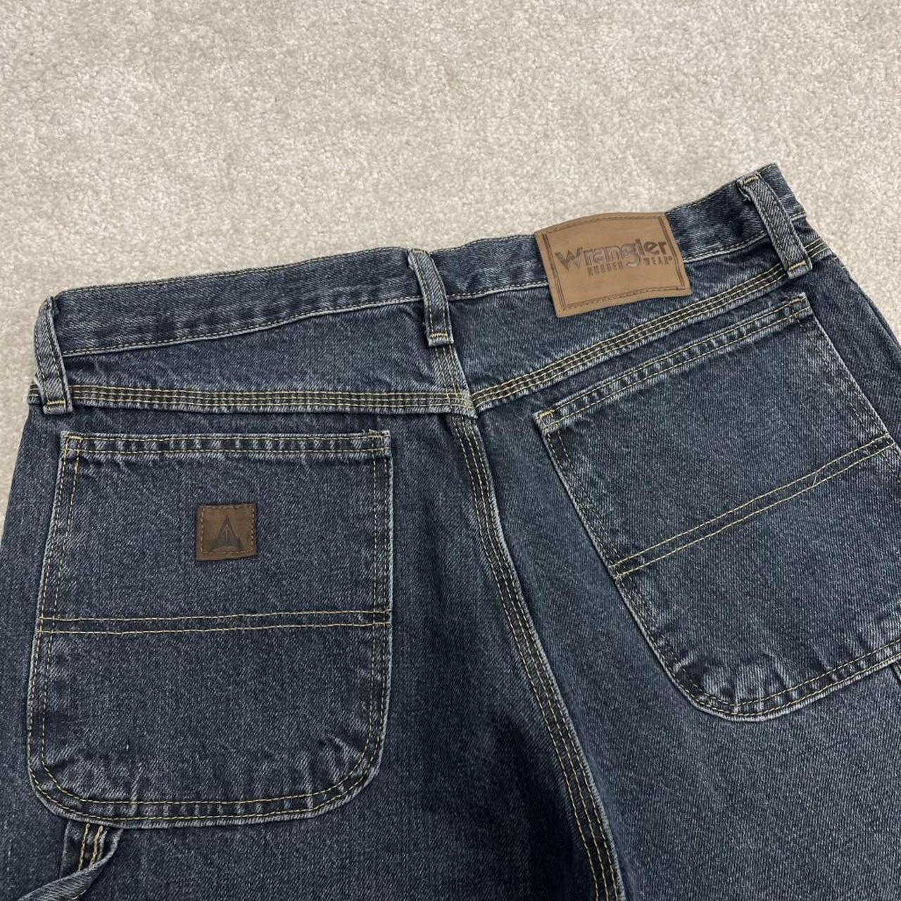 Y2K Wrangler denim shorts carpenter blue Loose skater style surf jorts