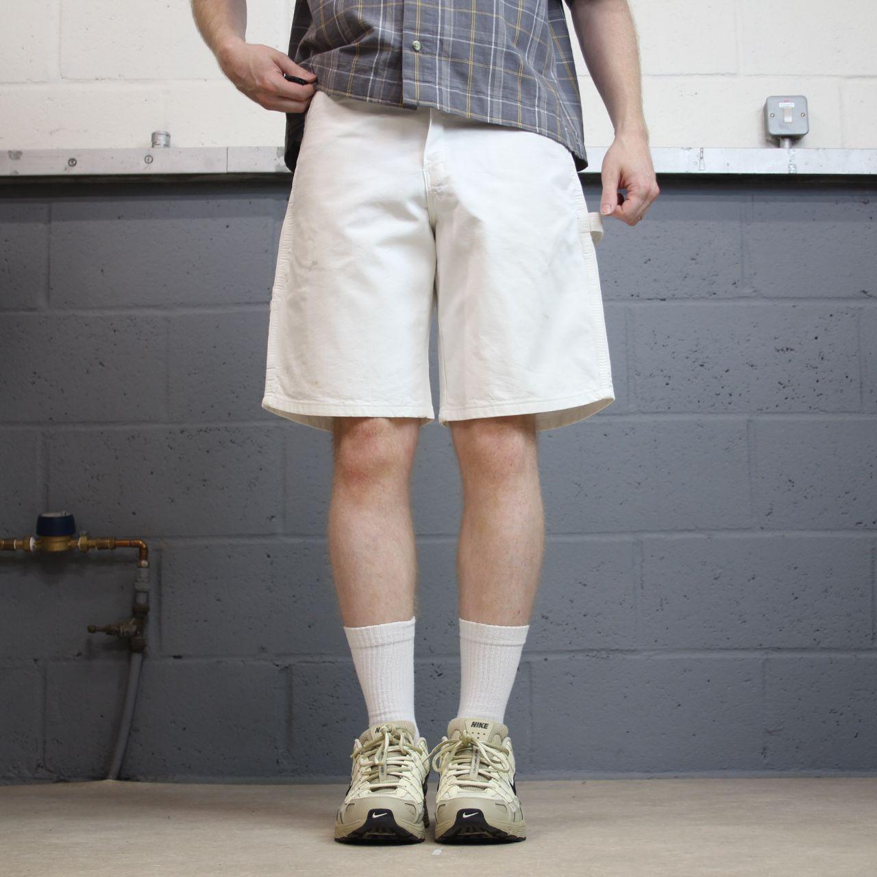 Dickies carpenter shorts y2k painter white Canvas skate surfer cargo shorts summer