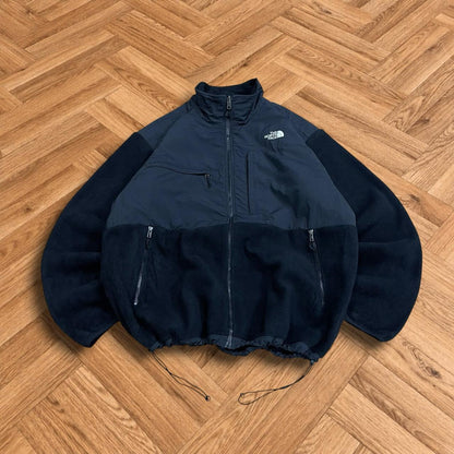 Y2K North Face Denali fleece Mens TNF full zip double black paneled autumn technical Polartec fleece