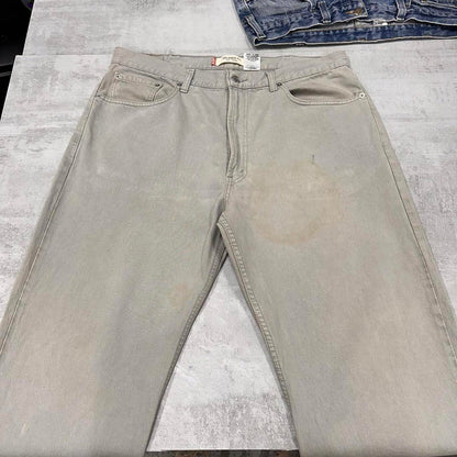 Grey Levi's 550 jeans W38L32 relaxed fit denim 90s style pants