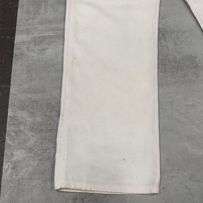 White Dickies carpenter pants W38L34 loose painter cargo work trousers
