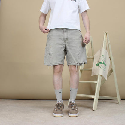 Stone Carhartt carpenter shorts 33