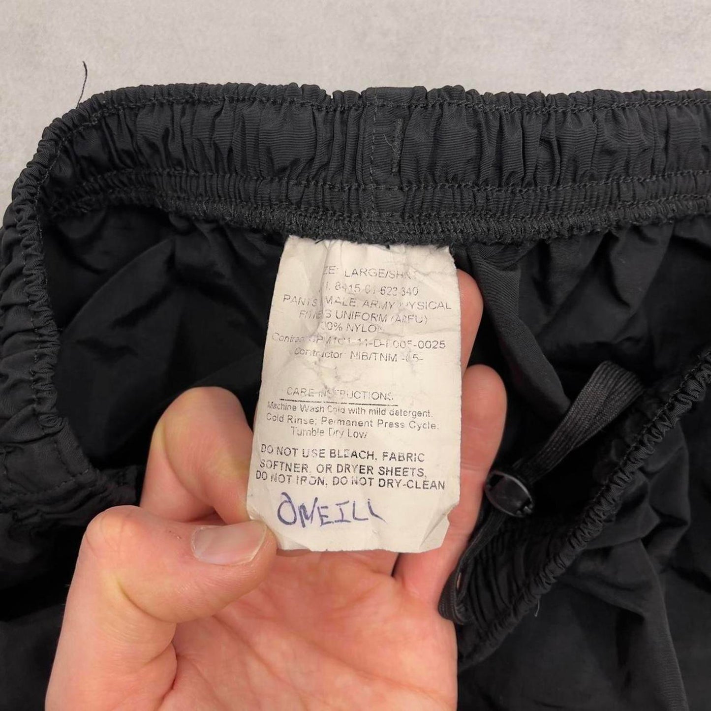 US Army tracksuit bottoms L
