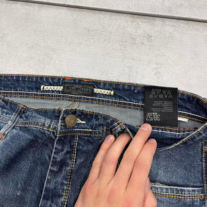 Two Jeans Y2k jeans W38L32 hip hop denim Y2K style jeans