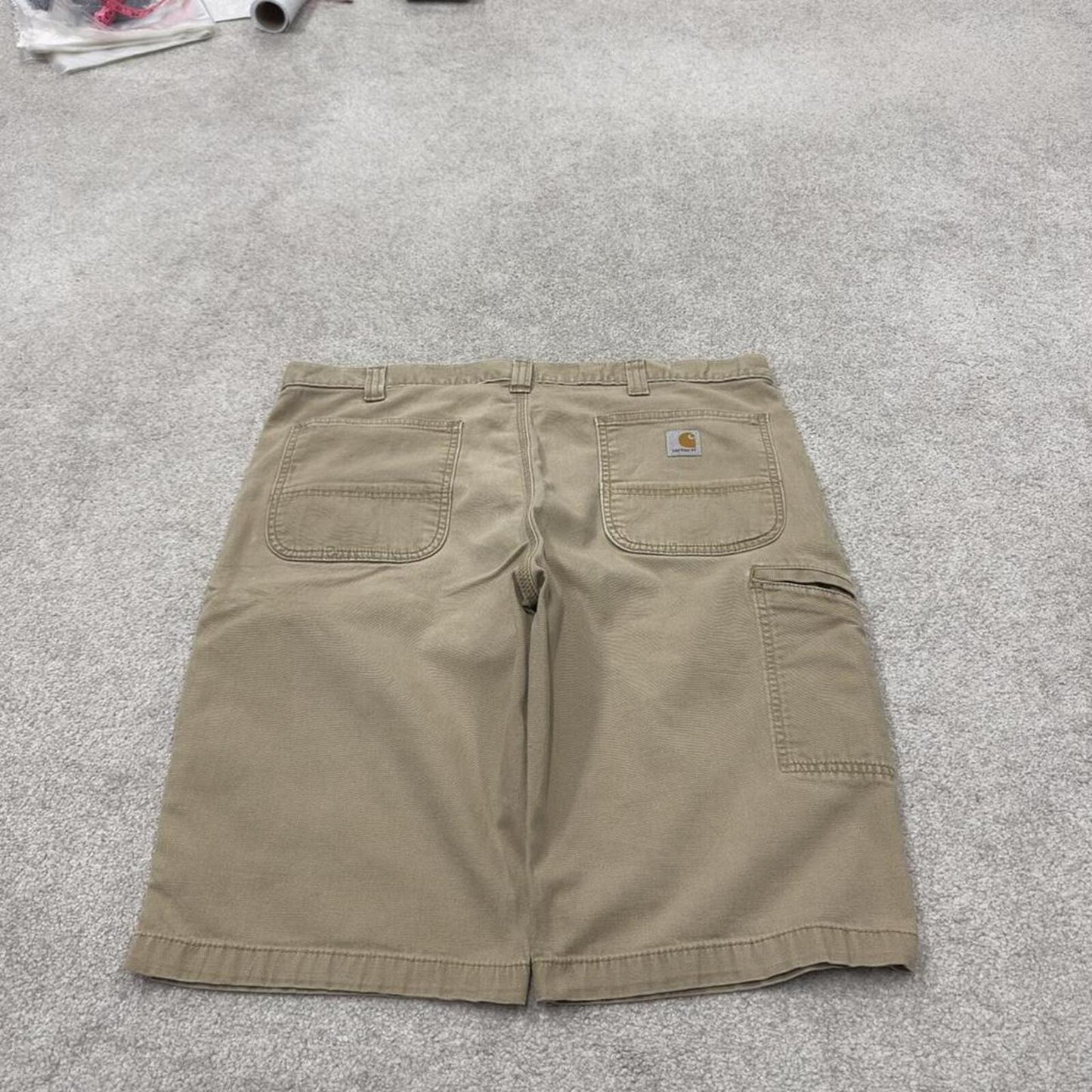 Carhartt carpenter shorts khaki Relaxed fit skater style summer work shorts