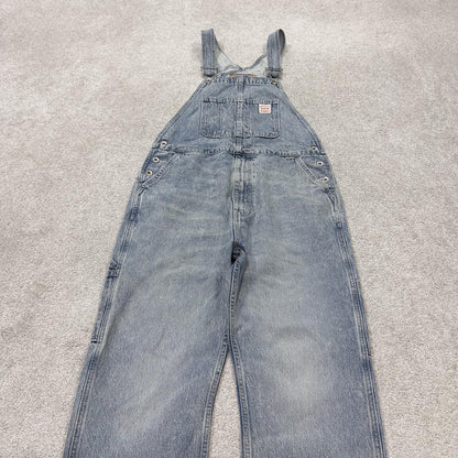 Vintage Levi’s red tab logo dungarees 00s denim overalls blue