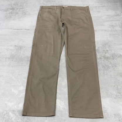 Beige Levis Carpenter Jeans W38L28 straight leg cargos red tab logo skater style