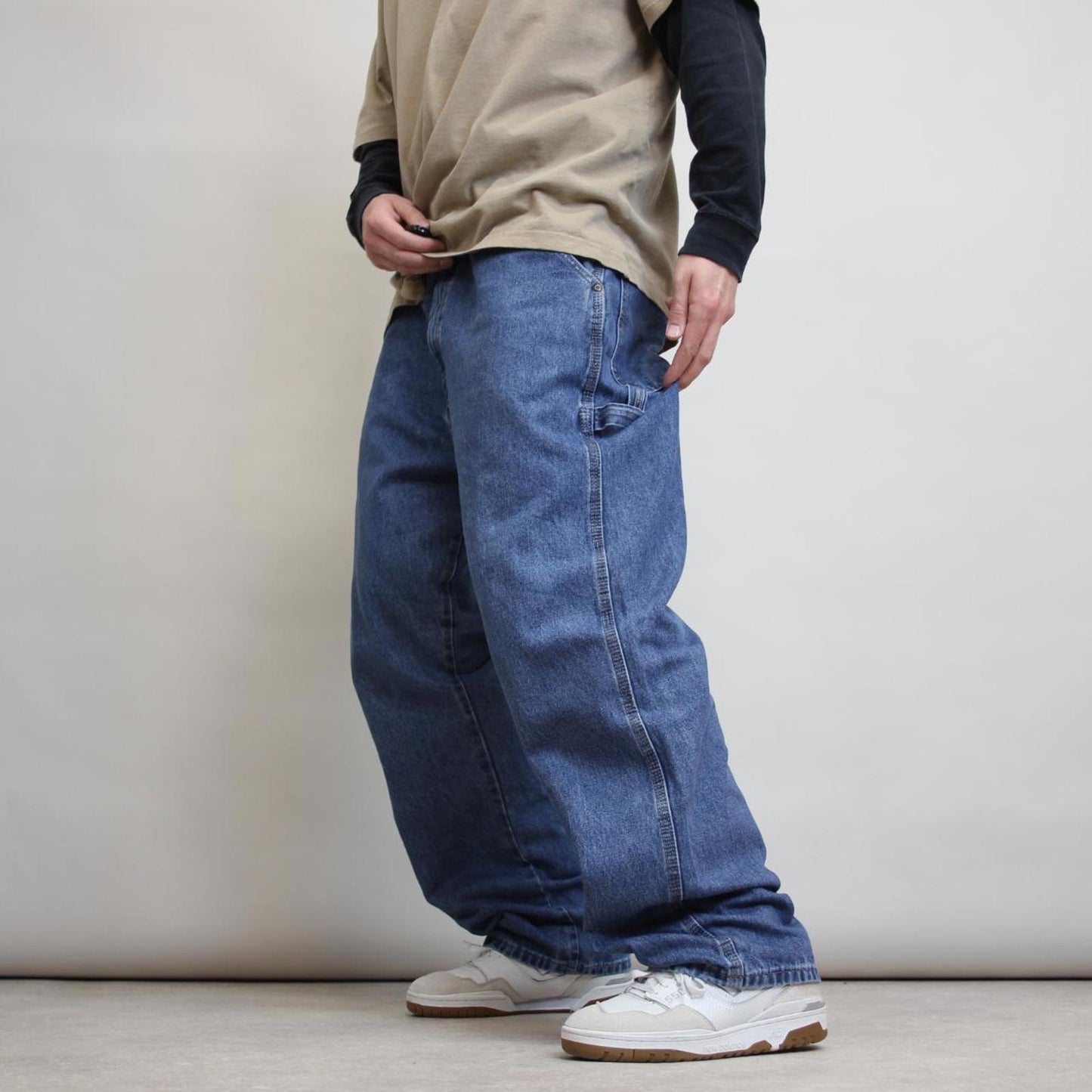 Blue baggy Wrangler cargo pants W38L32
