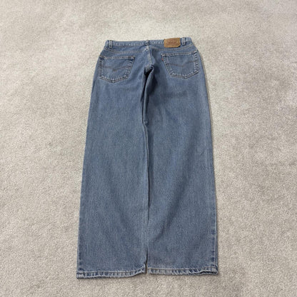 Levi’s 550 relaxed jeans y2k W34L32 blue straight leg denim red tab logo pants