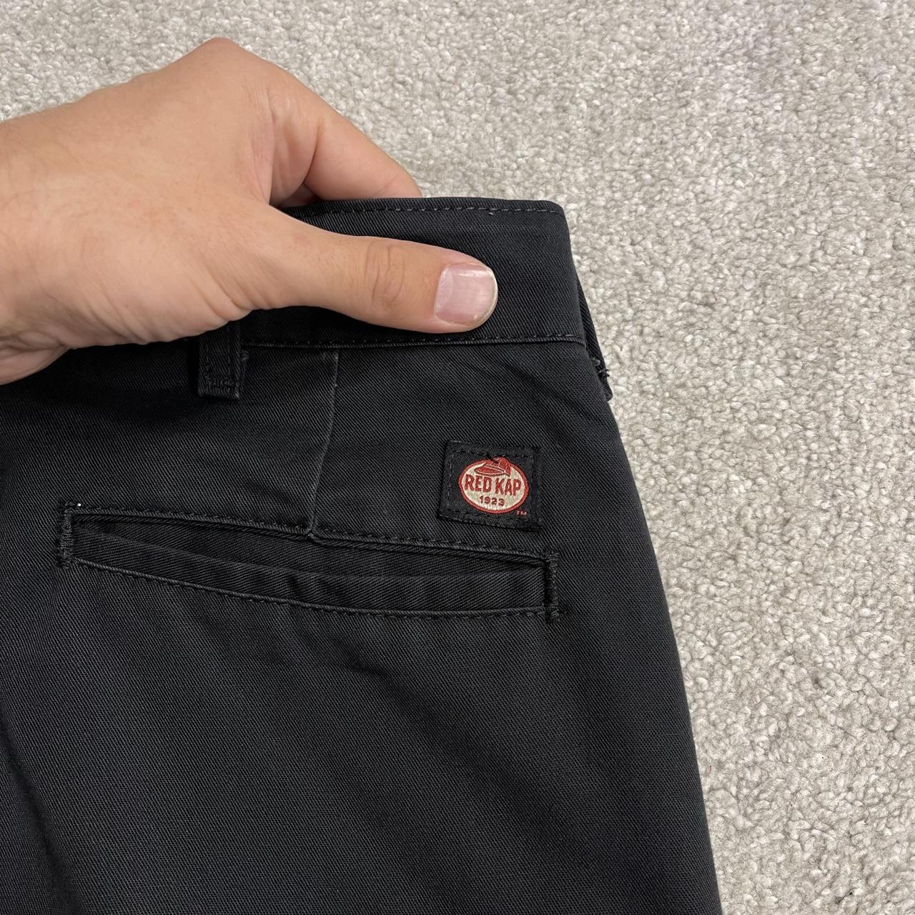 Vintage cargo pants Red Kap utility chino trousers black Loose skater style cargo work trousers