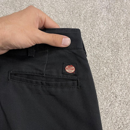 Vintage cargo pants Red Kap utility chino trousers black Loose skater style cargo work trousers