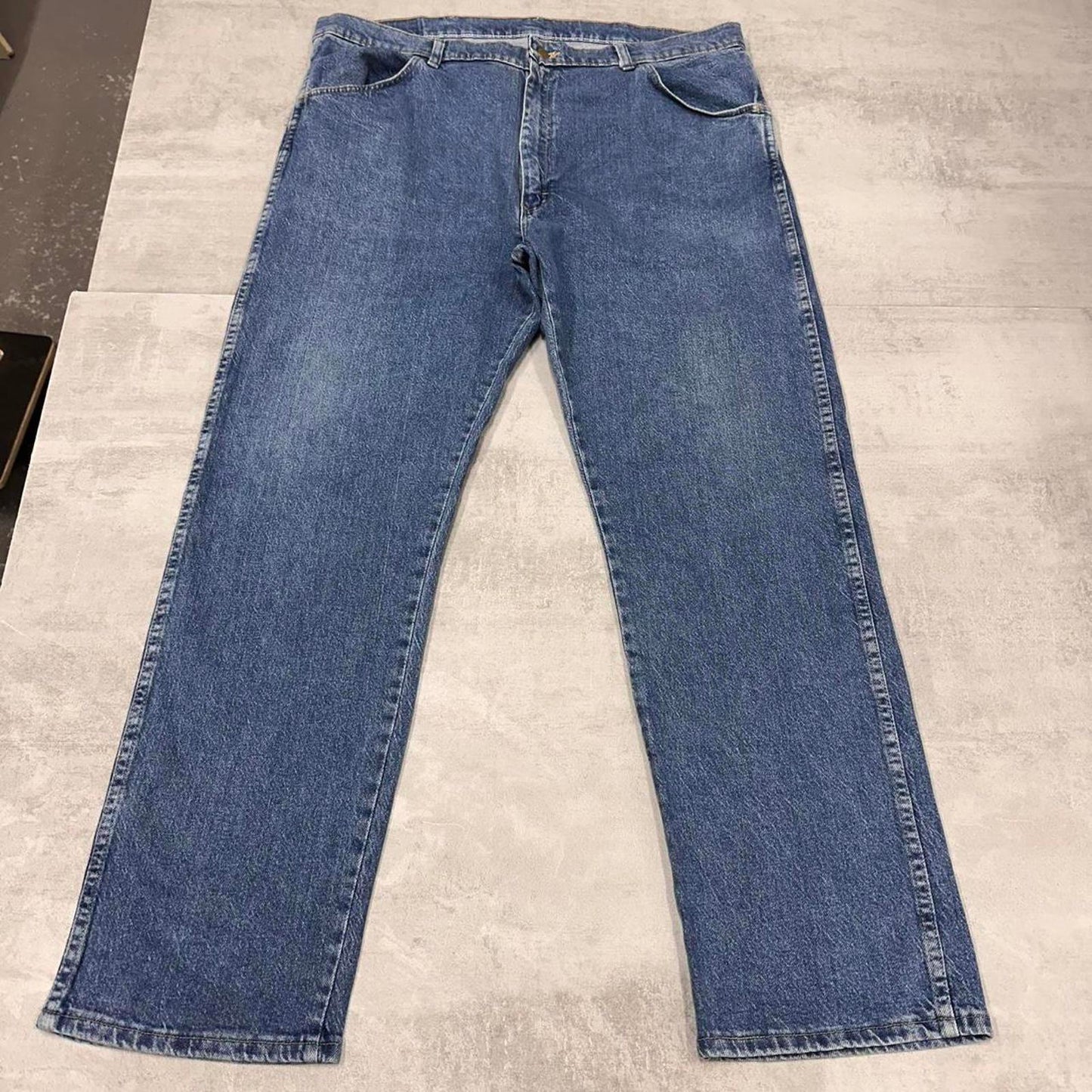 Blue Wrangler Jeans W40L30 denim 90s style skater jeans