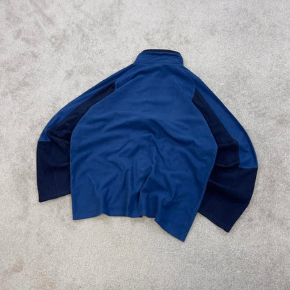 North Face technical fleece XL Blue men’s full zip up TNF Autumn y2k 00s style paneled outdoors
