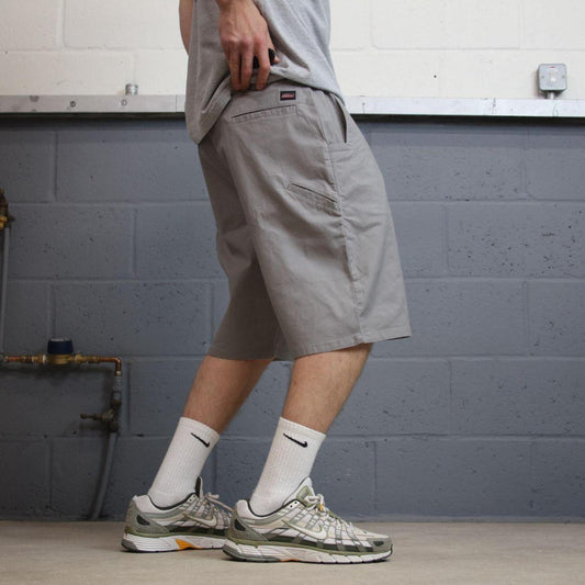 Baggy Dickies carpenter shorts grey Twill chino skater style shorts loose leg