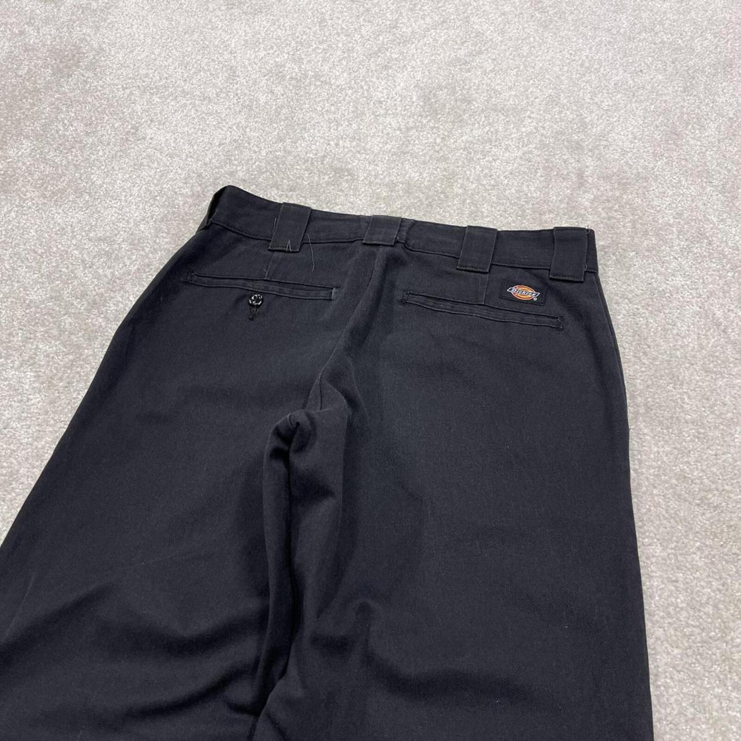 Dickies work pants skater style black Straight leg chino style workwear skater trousers