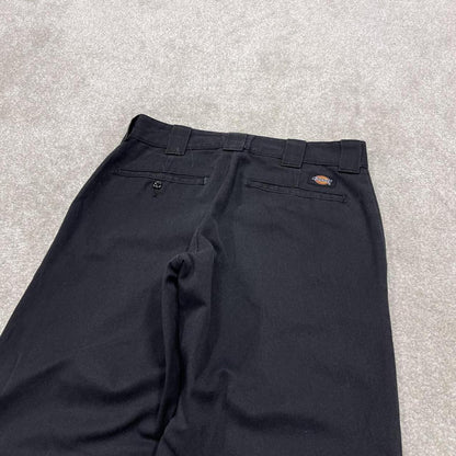 Dickies work pants skater style black Straight leg chino style workwear skater trousers