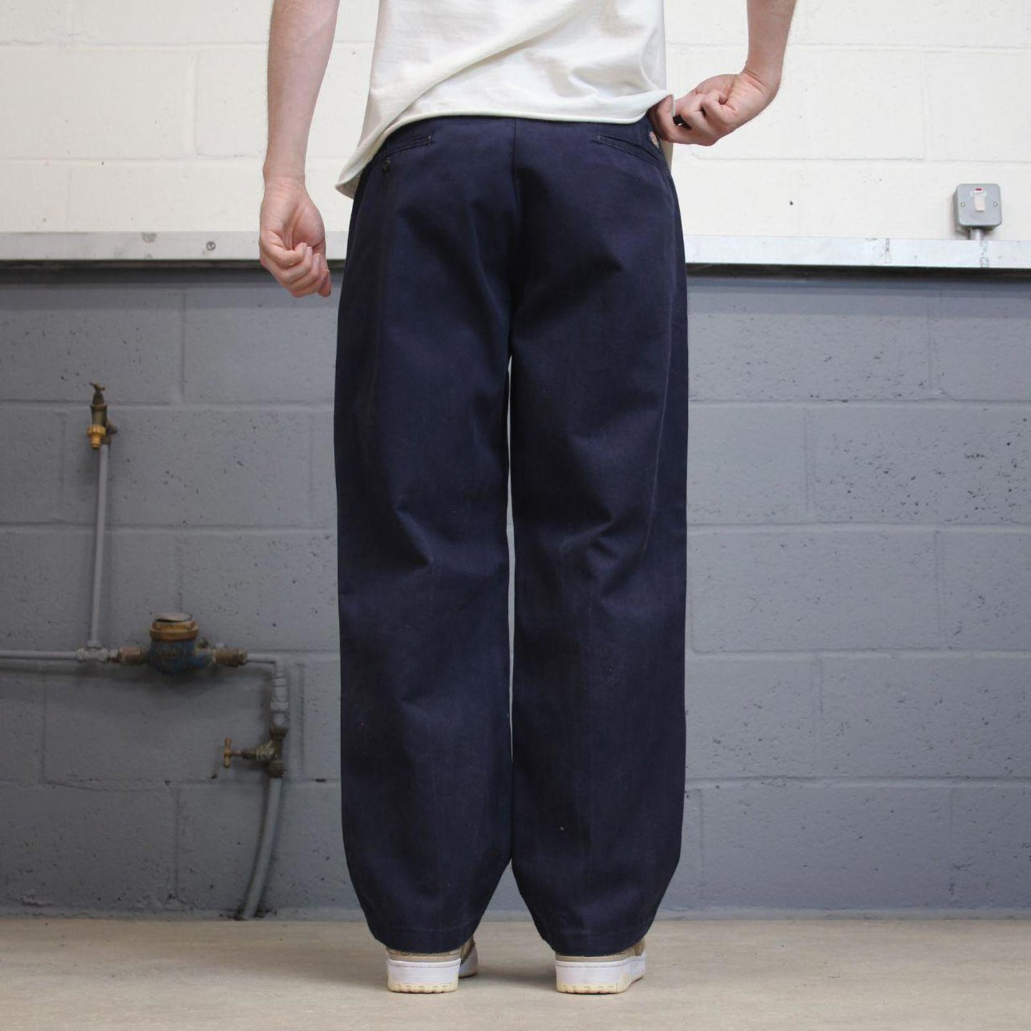 Dickies 874 Pants W36L29 Navy twill chino 90s style skater pants