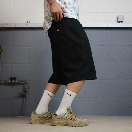 Dickies carpenter shorts Y2K black Lightweight skater style work shorts loose cargo