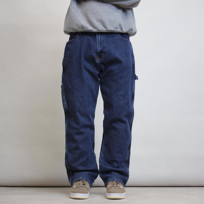 Dickies carpenter jeans W36 L30 loose blue cargo skater style utility pockets jeans