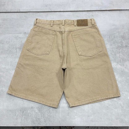 Vintage baggy stone Wrangler jorts W34