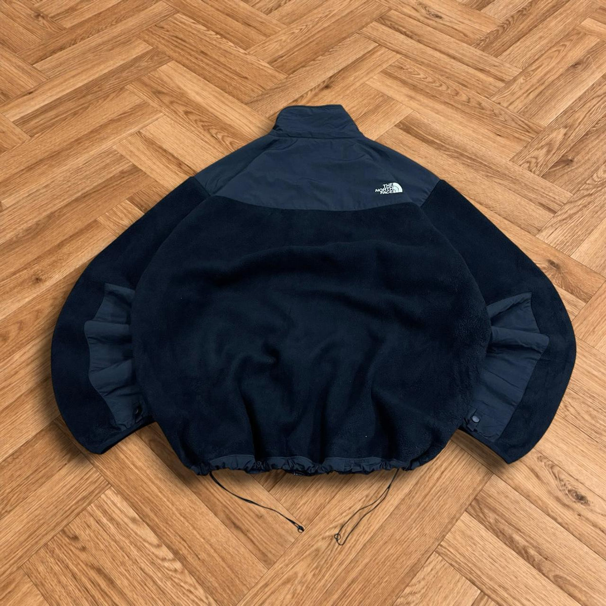 Y2K North Face Denali fleece Mens TNF full zip double black paneled autumn technical Polartec fleece