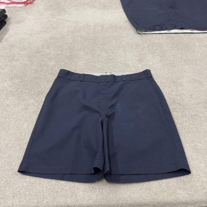 Baggy Dickies chino shorts navy Twill chino skater style shorts loose leg