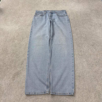 Levi’s 550 relaxed jeans y2k W33L32 washed blue loose leg streetwear style pants