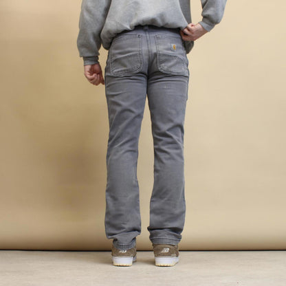 Grey Carhartt trousers W31 straight fit pants