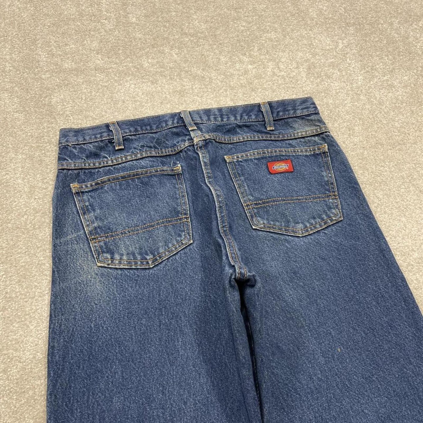 Dickies work jeans loose denim blue Regular fit skate style work pants