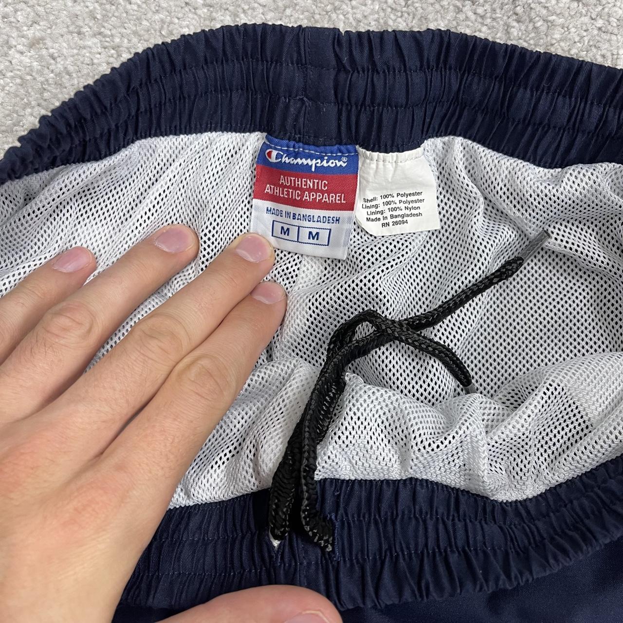 Champion vintage baggy tracksuit bottoms navy