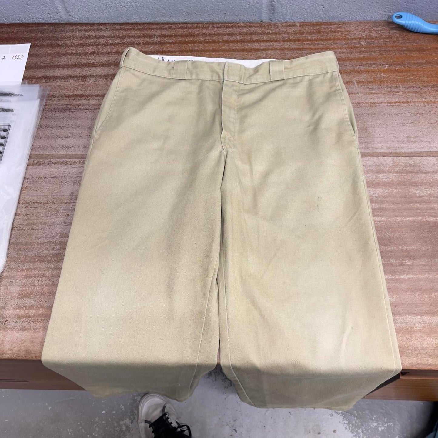 Dickies 874 trousers W36L28 beige loose chino skater pants