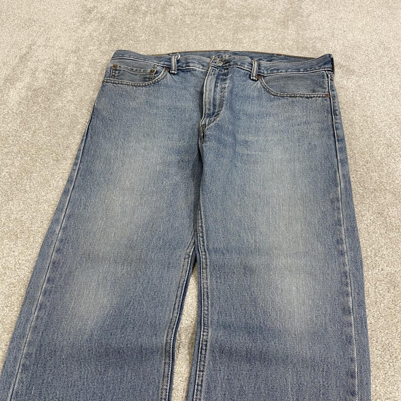 Y2K Levi’s 505 jeans straight leg washed blue #Straight fit 5 pocket pants belt loops red tab logo