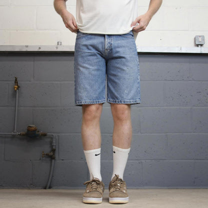 Blue Wrangler denim jorts W30 Loose denim summer jean shorts